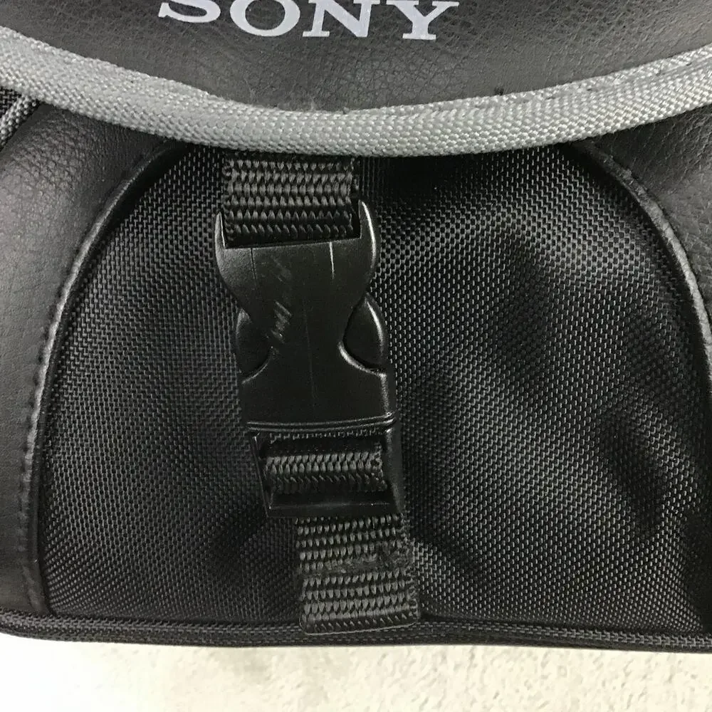 Sony Black Soft Camera Camcorder Carrying Case Shoulder Strap